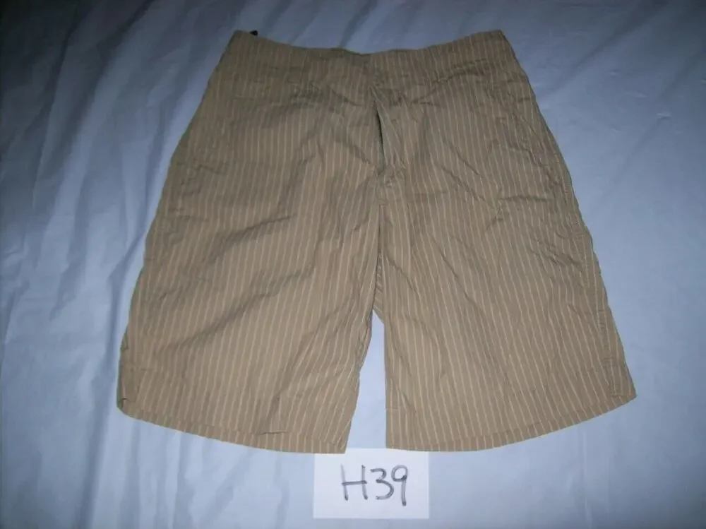 Banana Republic Shorts Size 30 Tan Striped -0812H39